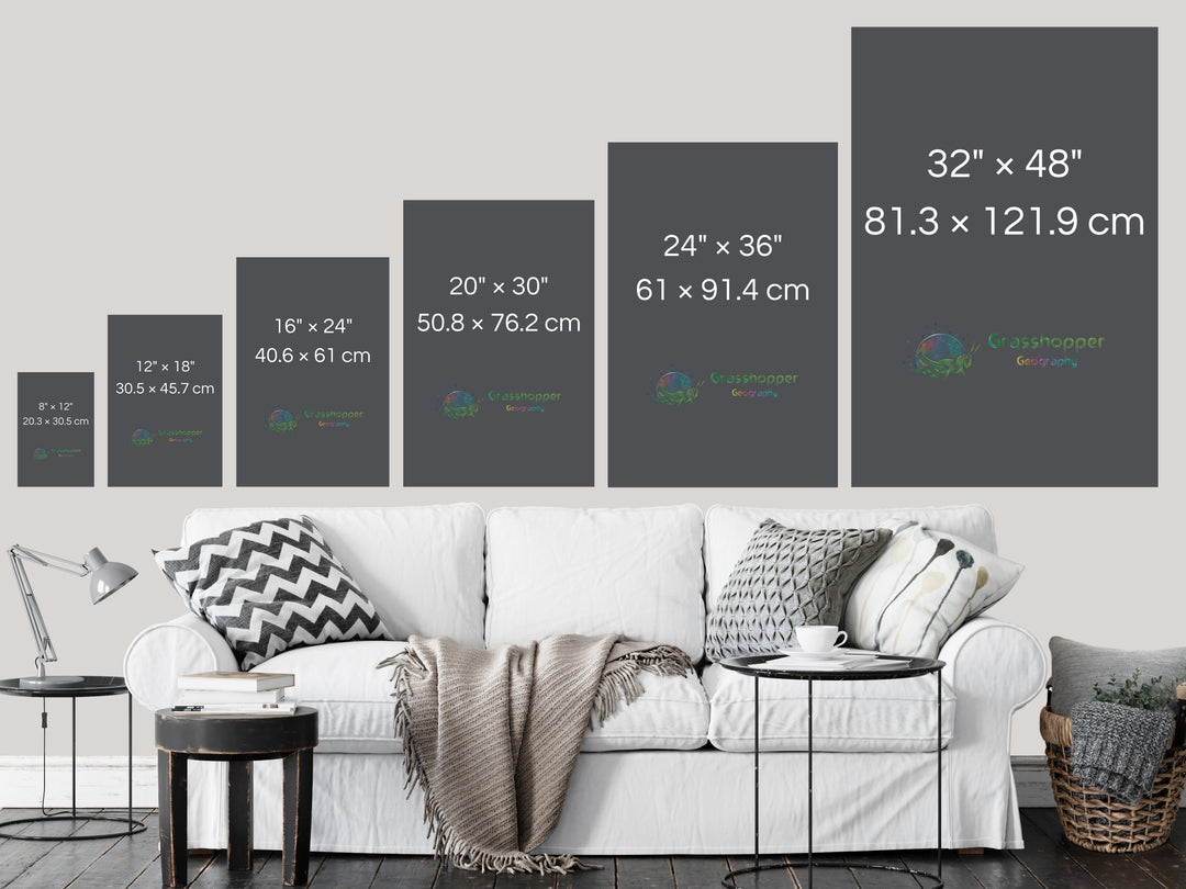Рыбоводные загоны на острове Лундёйа с полярным сиянием II - Холст