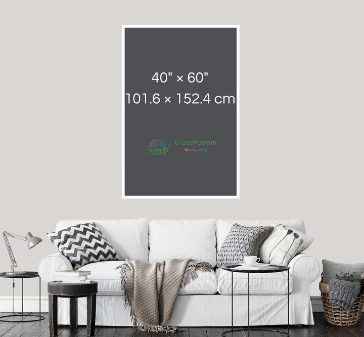 Sunset over the fish pens with a crescent moon I - Hahnemühle Photo Rag Print