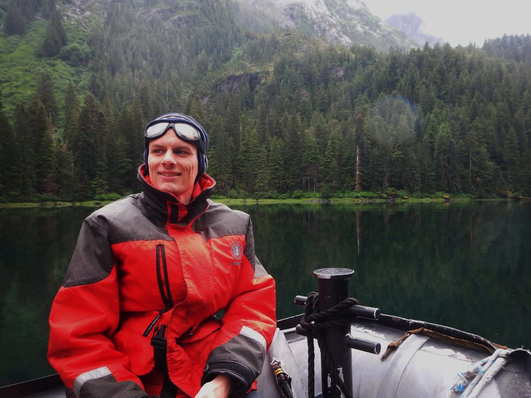 Robert Szucs photographed in Alaska.