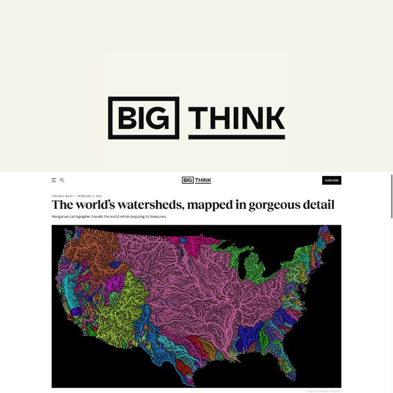 Screenshot of Big Think article about Grasshopper Geography
