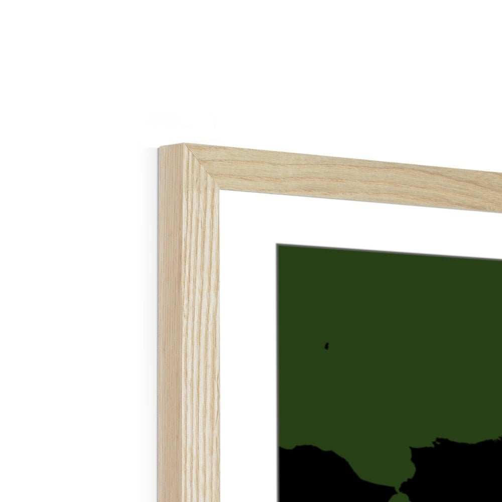 Asia - Mapa de la cuenca hidrográfica del océano, negro con leyenda v2 - Lámina enmarcada