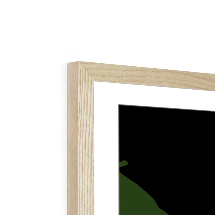 Ангола - Карта океанического водосборного бассейна, черная с легендой, версия 2 - Рамочная печать