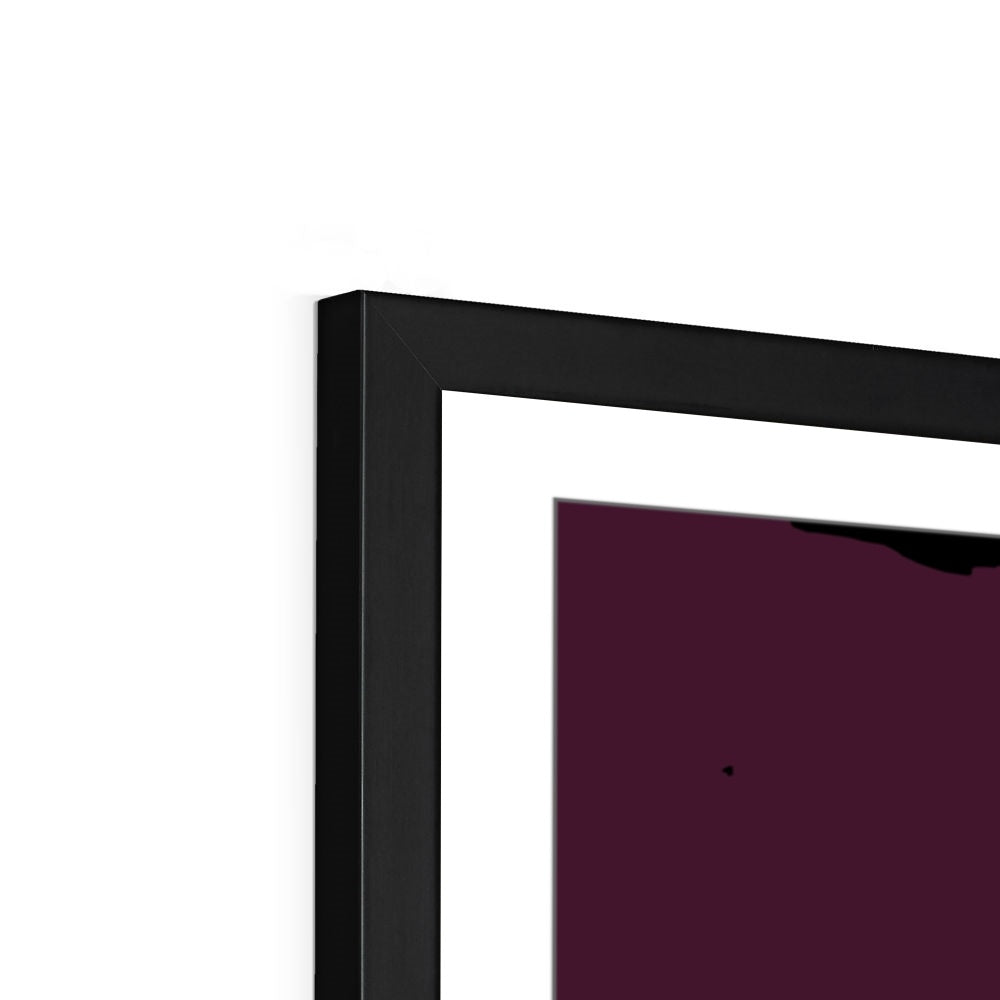 ऑस्ट्रेलिया - महासागर जल निकासी बेसिन मानचित्र, लेजेंड v2 के साथ काला - फ़्रेमयुक्त प्रिंट