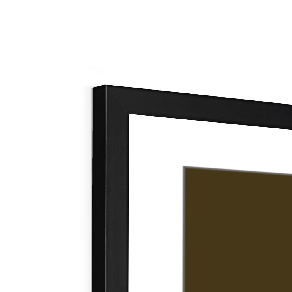 Perú - Mapa de la cuenca hidrográfica del océano, negro con leyenda v2 - Lámina enmarcada