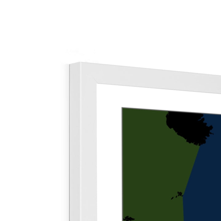 रूस - महासागर जल निकासी बेसिन मानचित्र, लेजेंड v2 के साथ काला - फ़्रेमयुक्त प्रिंट