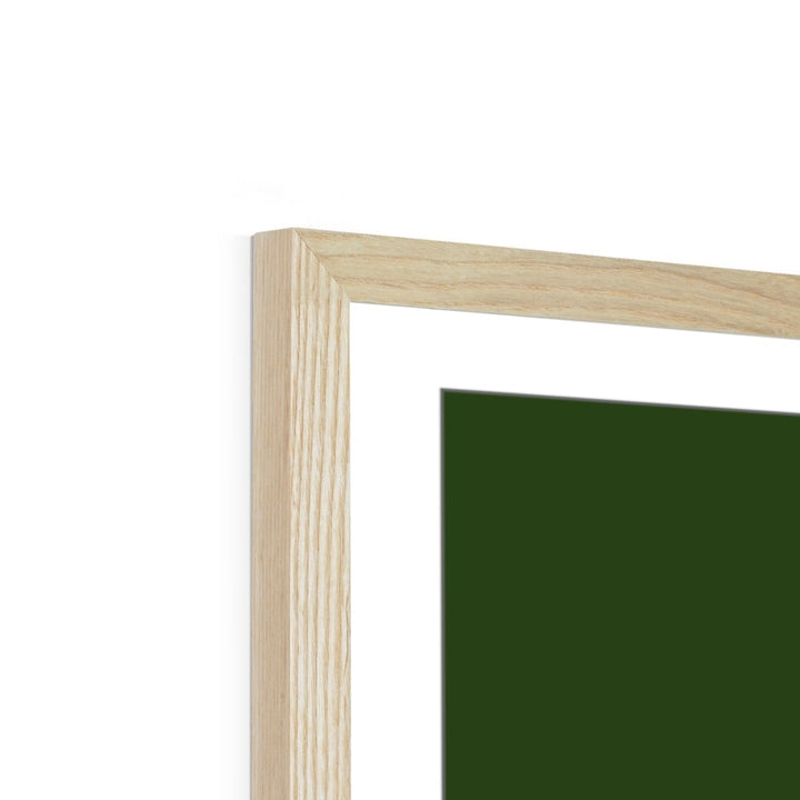 आइसलैंड - महासागर जल निकासी बेसिन मानचित्र, लेजेंड v2 के साथ काला - फ़्रेमयुक्त प्रिंट