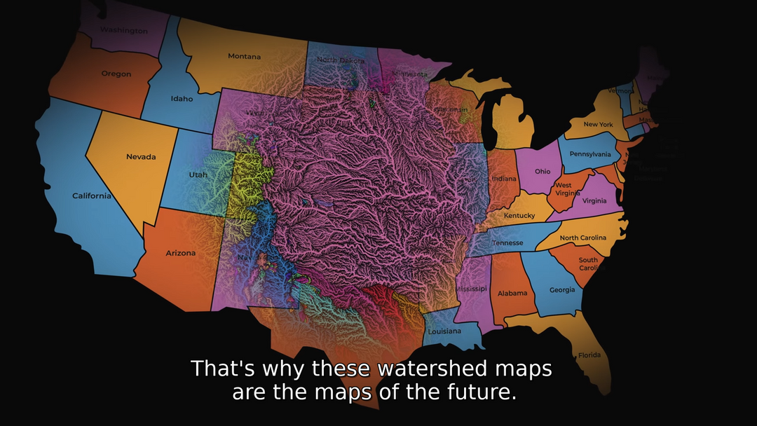 Watershed Maps as Maps of the Future in The Impossible Future Series
