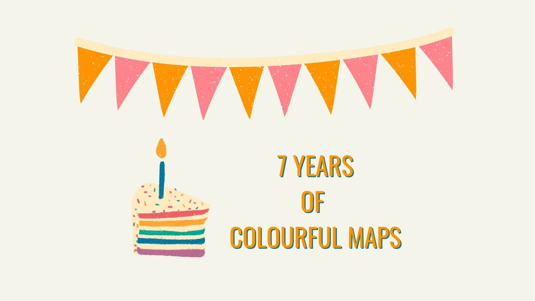 Seven years of colourful maps
