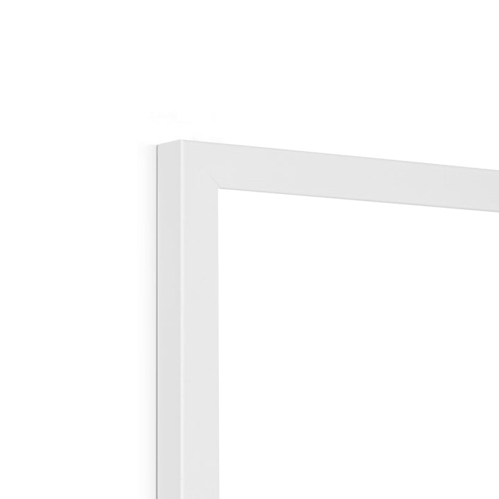 River basins of the 50 US States - Framed Print