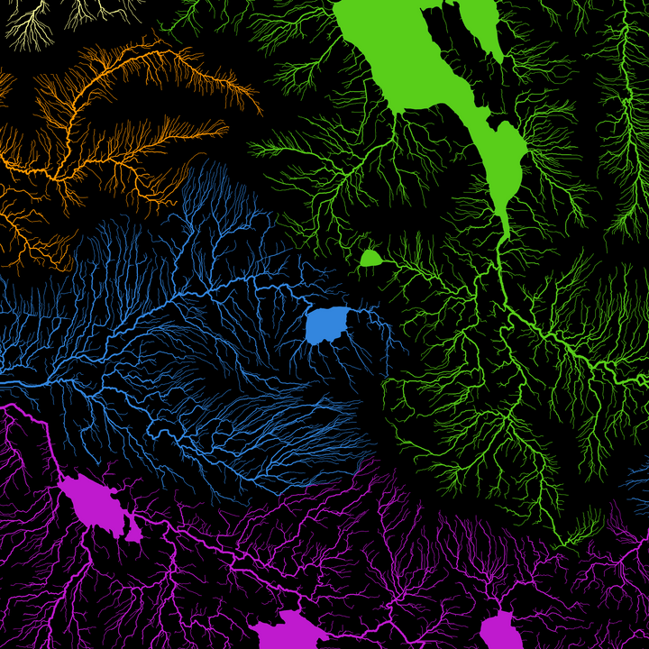 CUSTOM Jackson Lake river maps