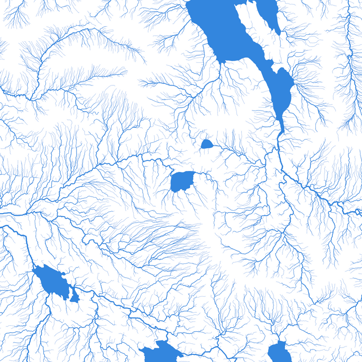 CUSTOM Jackson Lake river maps