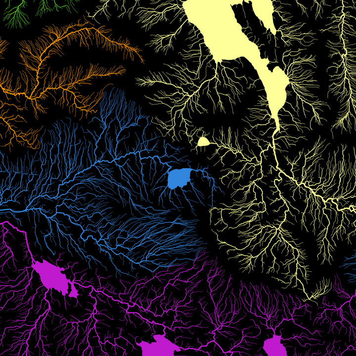 CUSTOM Jackson Lake river maps