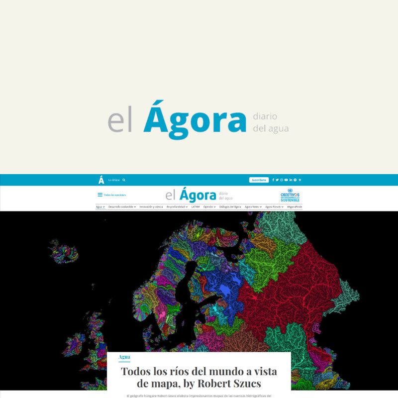 Screenshot of article about Grasshopper Geography on El Ágora
