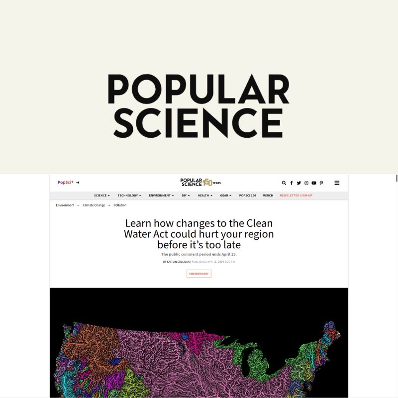Screenshot of article about Grasshopper Geography on Popular Science