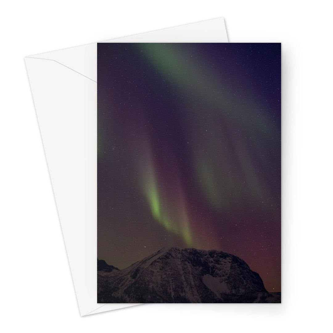 Aurora above Lundøya I - Greeting Card