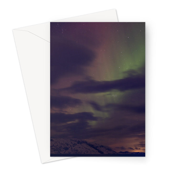 Aurora nublada - Tarjeta de felicitación