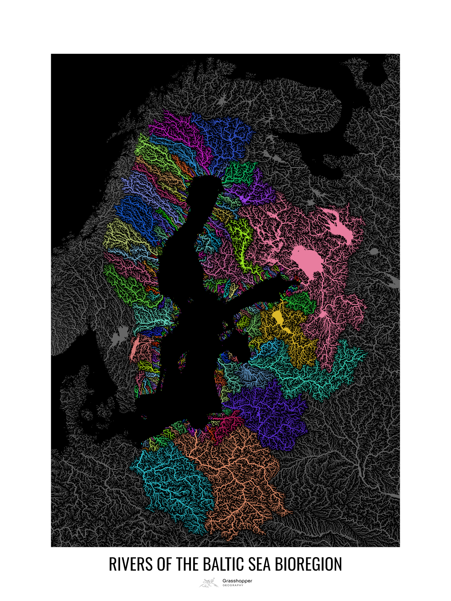 CUSTOM North Baltic and Mediterranean - CustomRiverbasinmapoftheBalticSeabyGrasshopperGeography2000px 