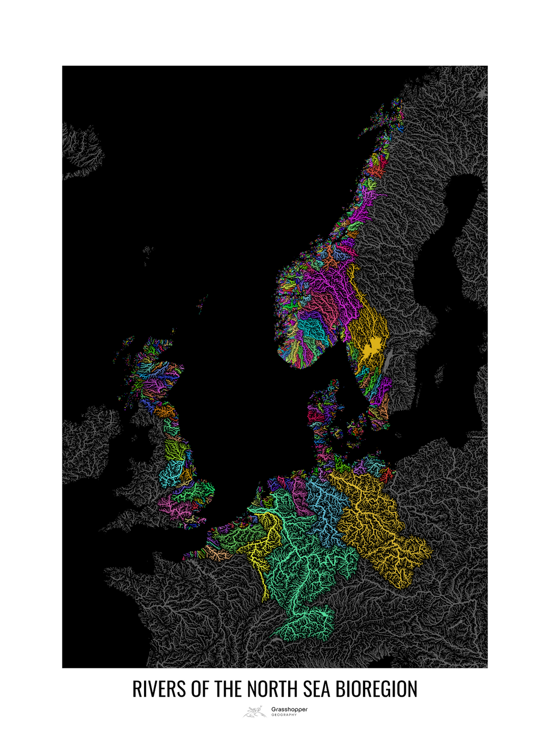 CUSTOM North, Baltic and Mediterranean sea river maps