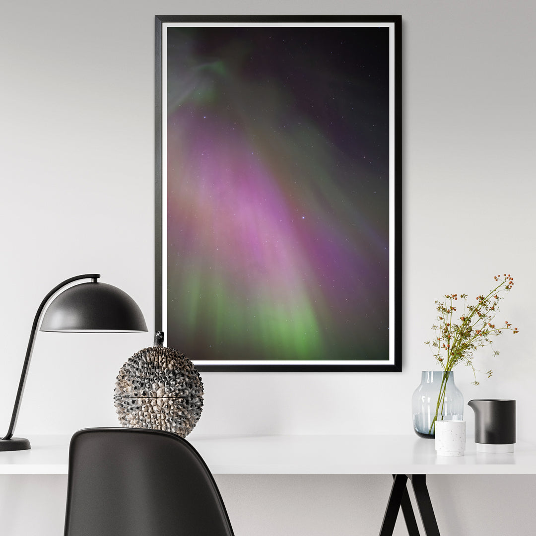 Rainbow aurora VI Photo Art Print