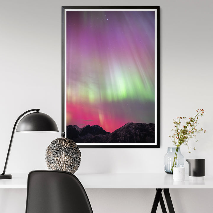 Rainbow aurora VII Photo Art Print