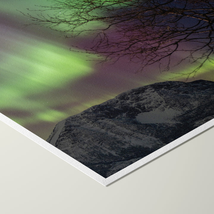 Полярное сияние над островом Лундёйя II - Hahnemühle Photo Rag Print