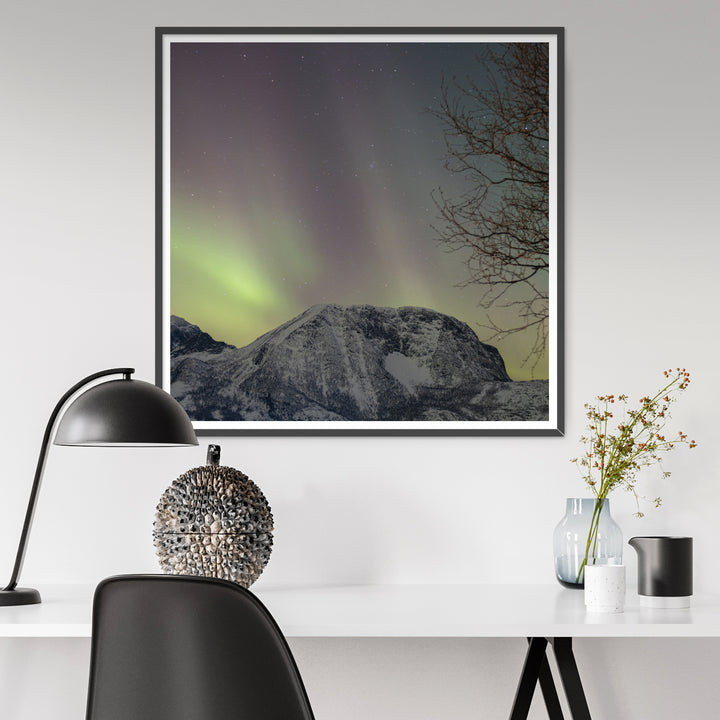Aurora above Lundøya III - Photo Art Print