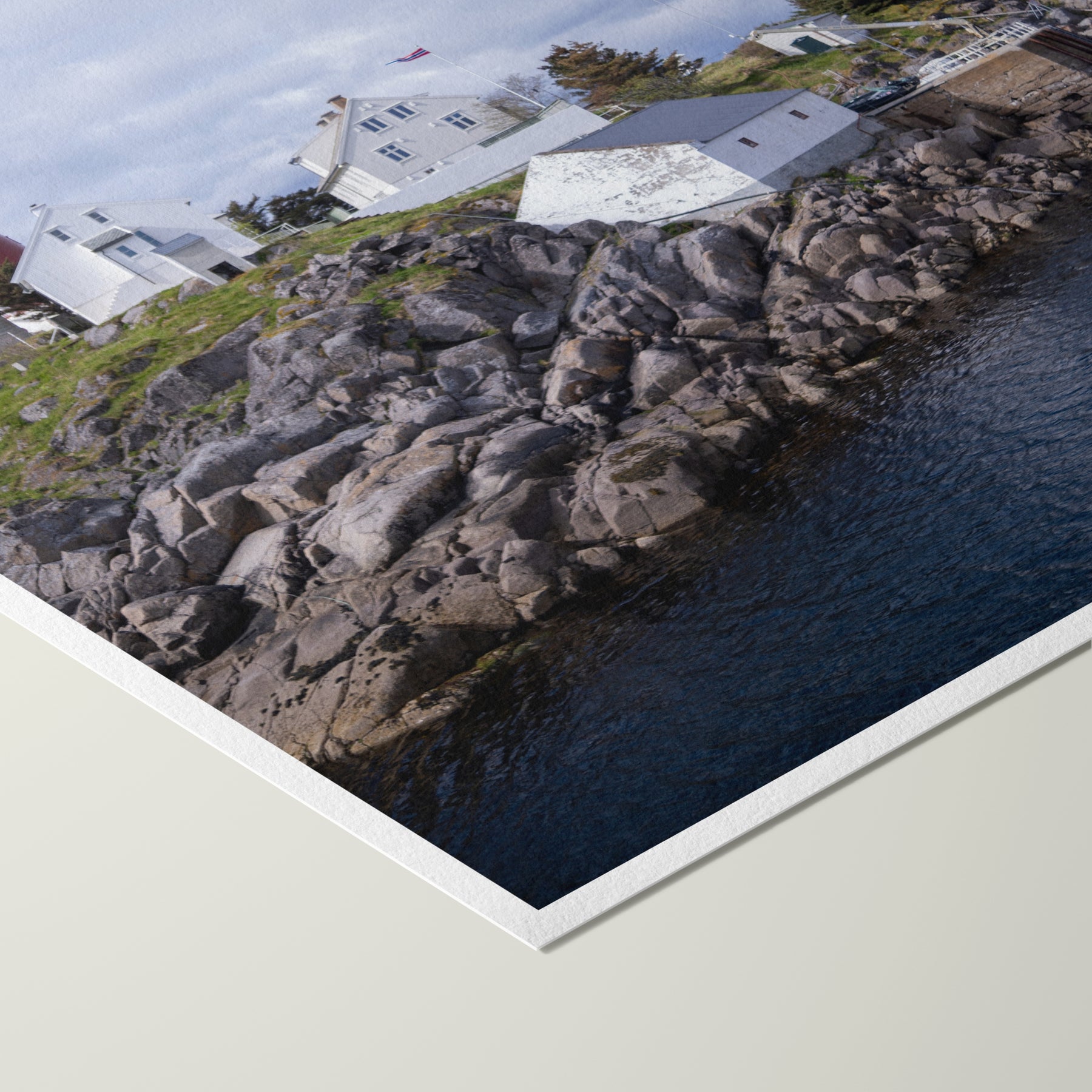 Lighthouse of Skrova - Hahnemühle Photo Rag Print – Grasshopper Geography