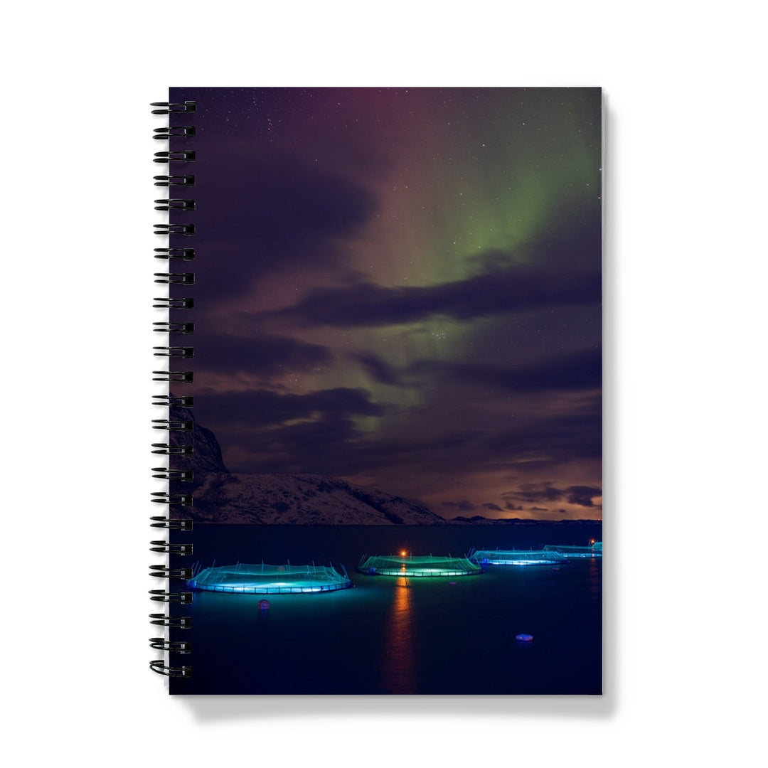 Fish pens with aurora I - Notebook