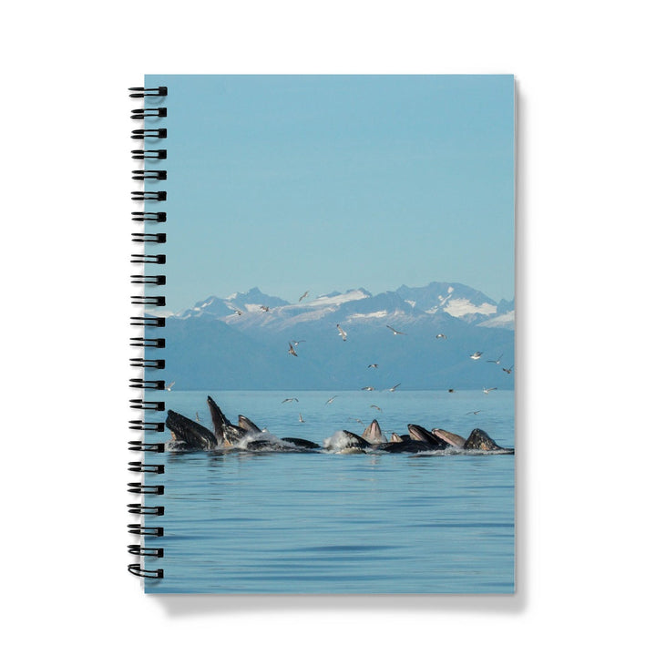 Humpback whales bubblenet feeding XIV - Notebook