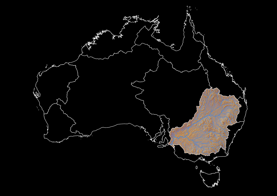 CUSTOM Australia river maps