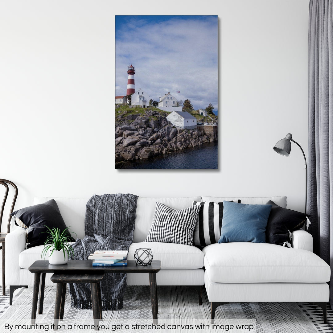 Lighthouse of Skrova - Rolled Canvas