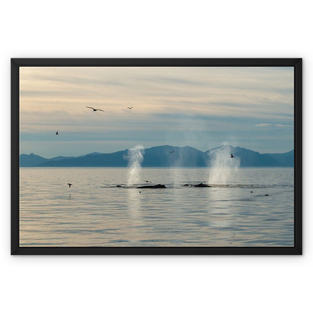 Silhouettes - Framed Canvas