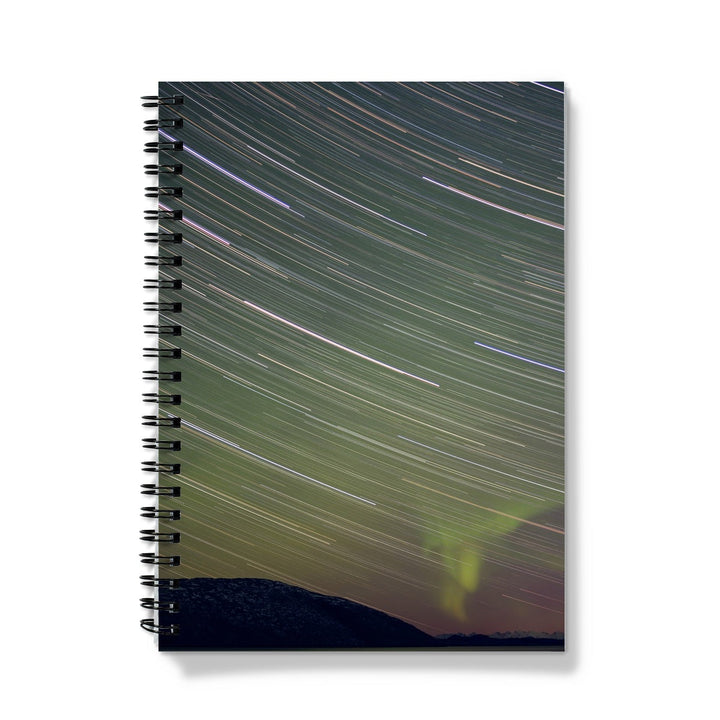 Star trails with aurora - Notebook