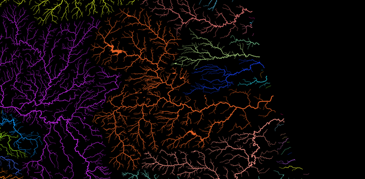 CUSTOM Tyne river maps