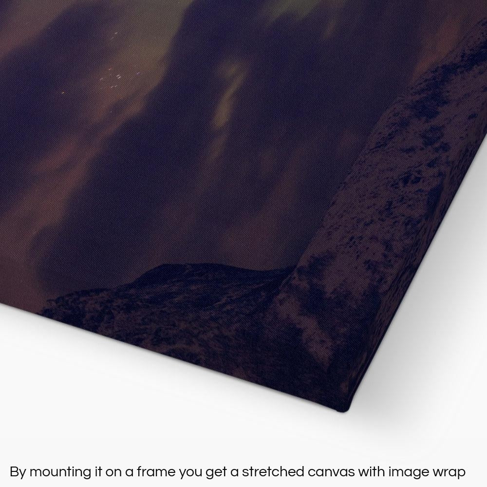 Cloudy aurora - Rolled Canvas