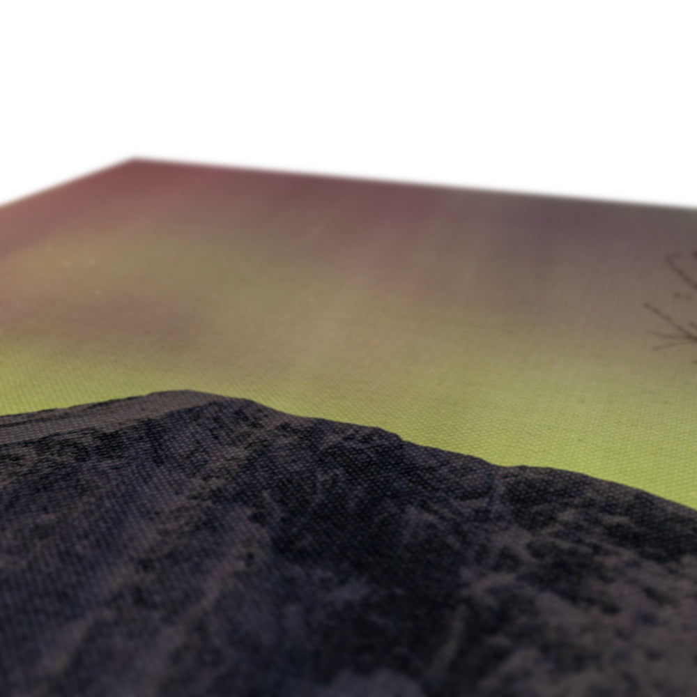 Fischgehege über Lundøya mit Aurora I – Leinwand