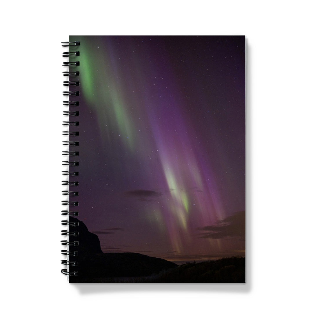 Rainbow aurora II Notebook