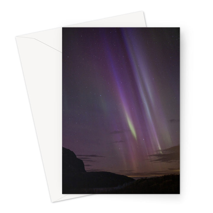 Rainbow aurora III Greeting Card