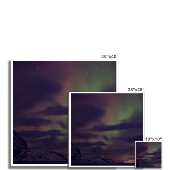 Aurora nublada - Hahnemühle Photo Rag Print