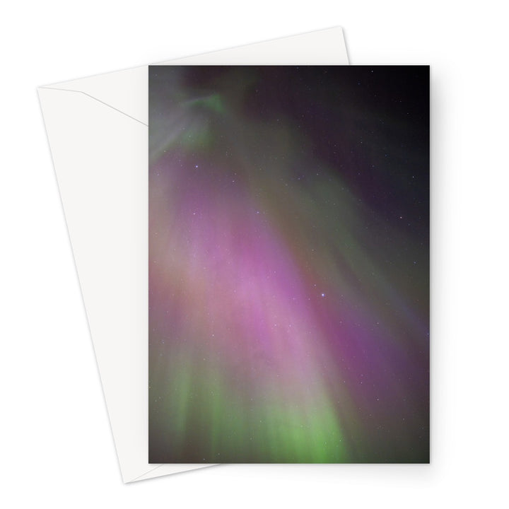 Rainbow aurora VI Greeting Card