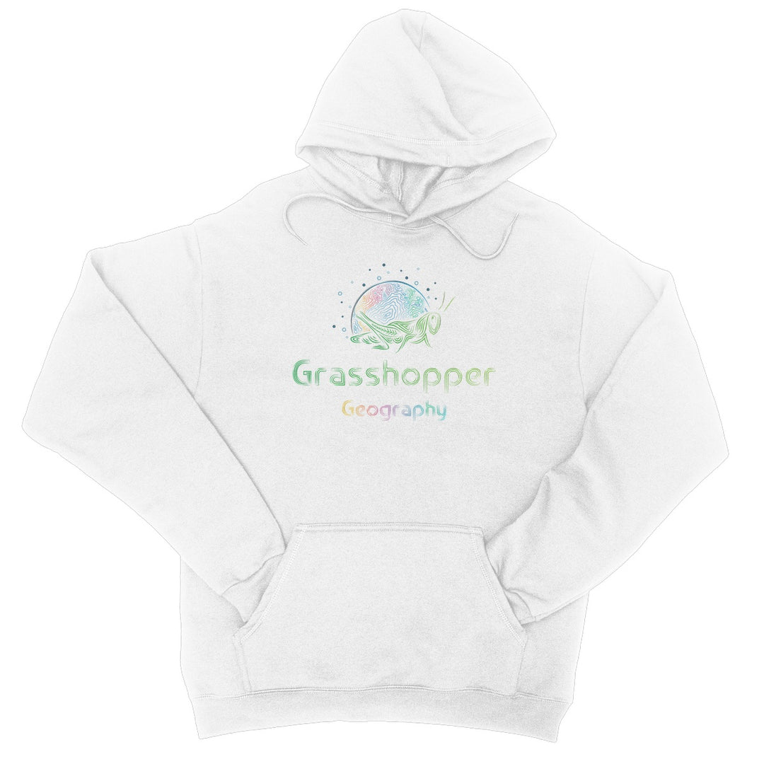 Grasshopper Geography Logo College Hoodie