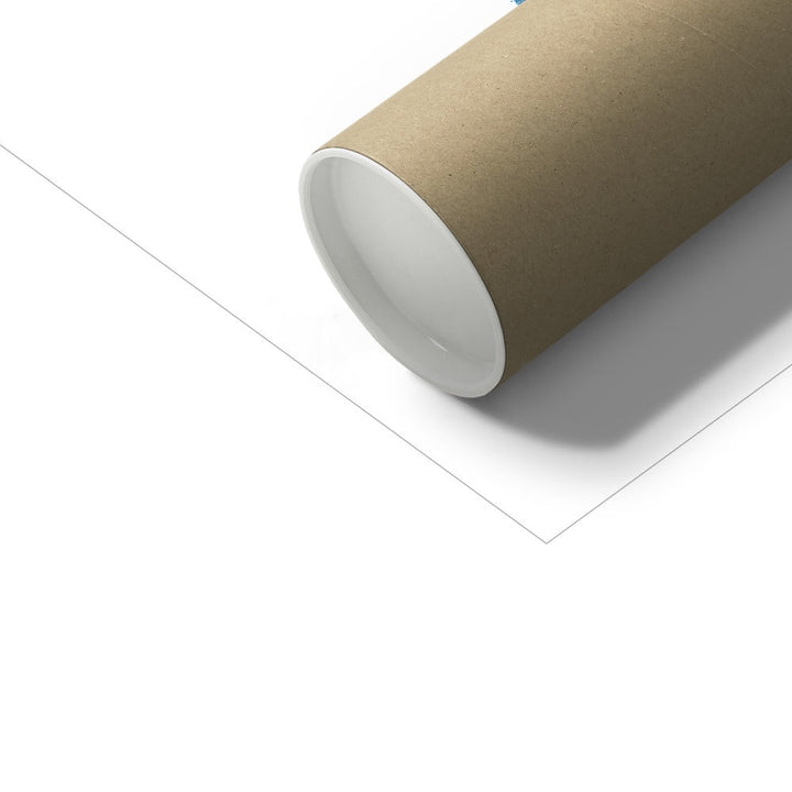 Portugal - Carte d'élévation, blanc - Tirage d'art