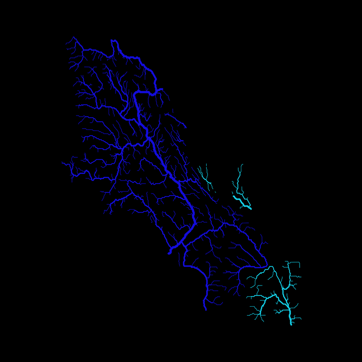 Mapas fluviales del territorio PERSONALIZADO de Skeena, Nass y Gitanyow