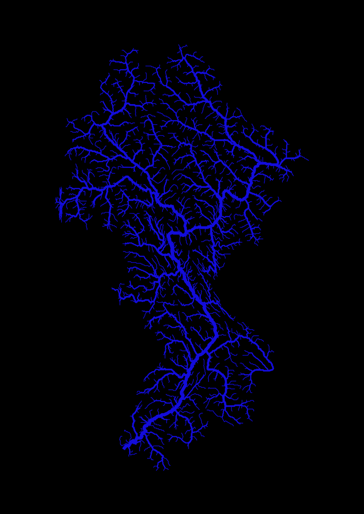 CUSTOM Skeena, Nass and Gitanyow territory river maps