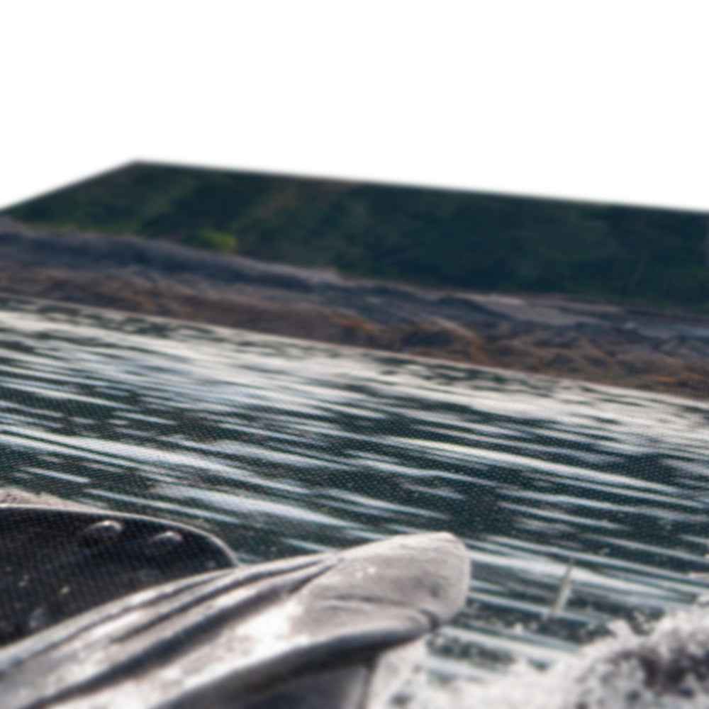 Red de burbujas para ballenas jorobadas alimentándose XV - Lienzo