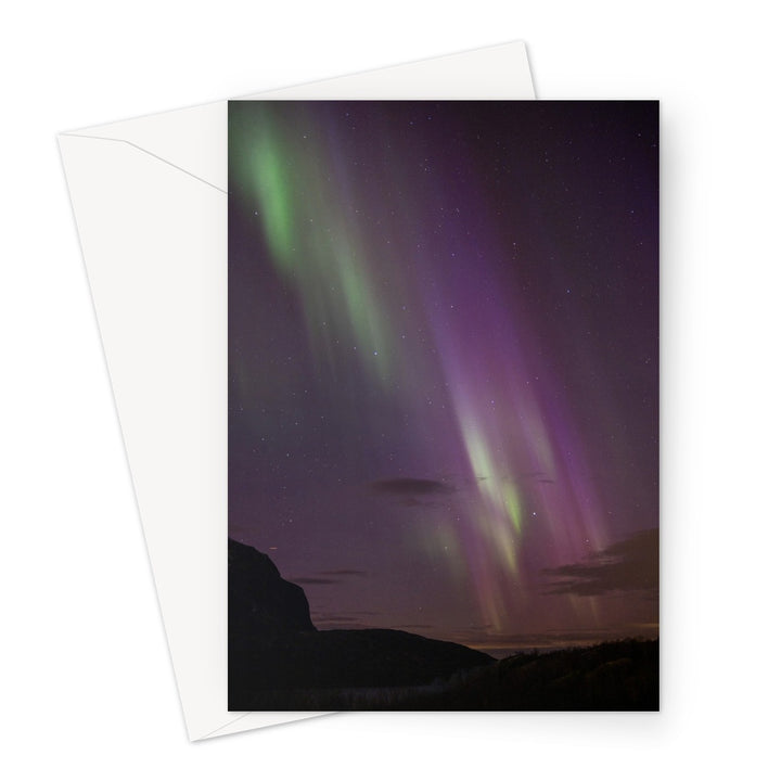 Rainbow aurora II Greeting Card