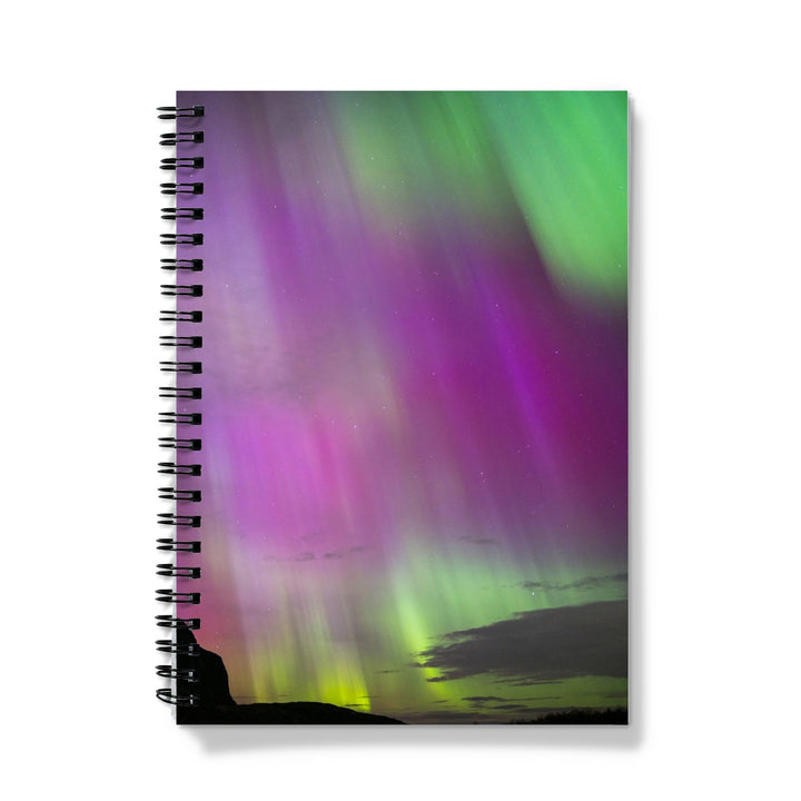 Rainbow aurora IX Notebook