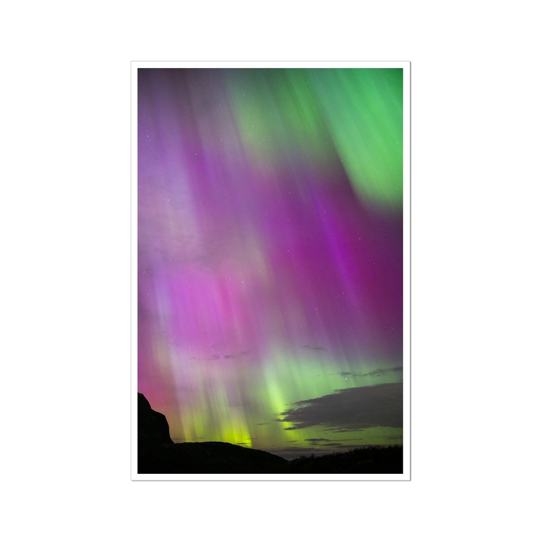 Rainbow aurora IX Photo Art Print